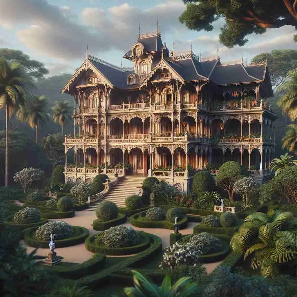 Arquitetura colonial brasileira em mansões históricas